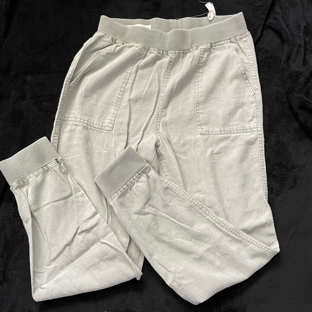 Vanilla Star Jogger Style Linen Pants Size S